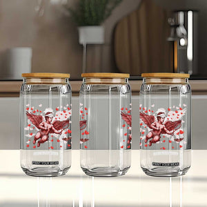 Cute Cupid Tennis Angel Glass Can Valentines Day Gift TS12 Print Your Wear