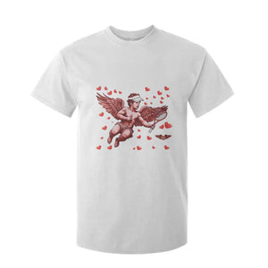 Cute Cupid Tennis Angel T Shirt For Kid Valentines Day Gift TS12 White Print Your Wear