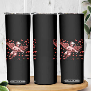 Cute Cupid Tennis Angel Skinny Tumbler Valentines Day Gift TS12 Print Your Wear