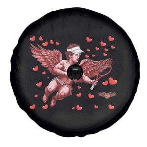 Cute Cupid Tennis Angel Spare Tire Cover Valentines Day Gift TS12 Print Your Wear