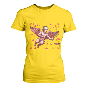 Cute Cupid Tennis Angel T Shirt For Women Valentines Day Gift TS12 Daisy Print Your Wear