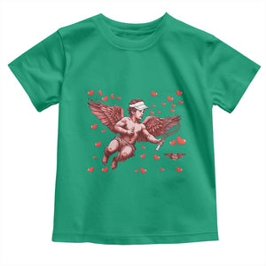 Cute Cupid Tennis Angel Toddler T Shirt Valentines Day Gift TS12 Irish Green Print Your Wear