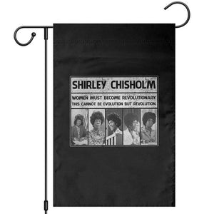 Shirley Chisholm Quote Garden Flag Women Must Become Revolutionary TS12 Black Print Your Wear