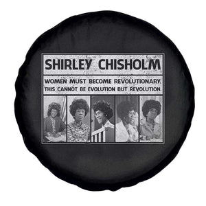 Shirley Chisholm Quote Spare Tire Cover Women Must Become Revolutionary TS12 Print Your Wear