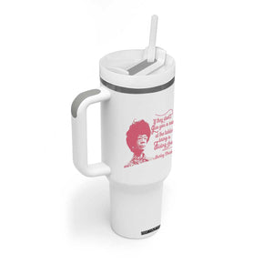 Shirley Chisholm Tumbler With Handle Bring A Folding Chair Quote TS12 Print Your Wear