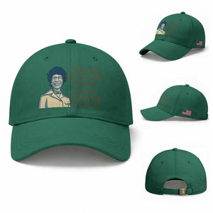 Shirley Chisholm Seat At The Table Quote Baseball Cap Female Empowerment History Gift TS12 Baseball Cap Universal Fit Irish Green Print Your Wear