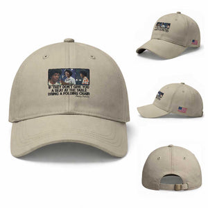 Shirley Chisholm Seat At The Table Quote Baseball Cap Strong Black Women Pride TS12 Baseball Cap Universal Fit Beige Print Your Wear