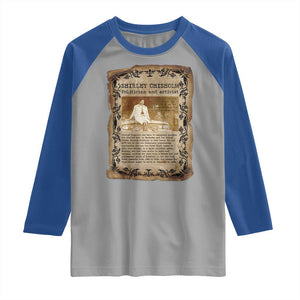 Vintage Newspaper Shirley Chisholm Raglan Shirt Black History Month Gift TS12 Sport Gray Royal Print Your Wear