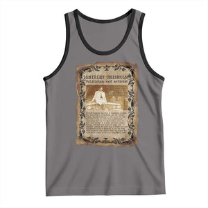 Vintage Newspaper Shirley Chisholm Tank Top Black History Month Gift TS12 Deep Heather Black Print Your Wear
