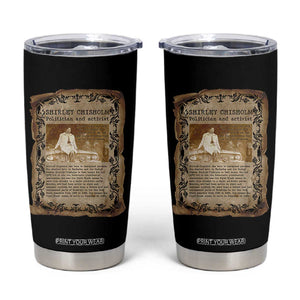 Vintage Newspaper Shirley Chisholm Tumbler Cup Black History Month Gift TS12 Black Print Your Wear