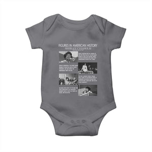 Shirley Chisholm Baby Onesie Black Woman Leadership Icon TS12 Charcoal Print Your Wear