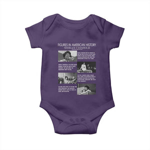 Shirley Chisholm Baby Onesie Black Woman Leadership Icon TS12 Purple Print Your Wear