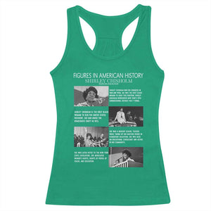 Shirley Chisholm Racerback Tank Top Black Woman Leadership Icon TS12 Irish Green Print Your Wear
