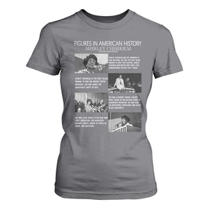 Shirley Chisholm T Shirt For Women Black Woman Leadership Icon TS12 Charcoal Print Your Wear