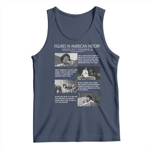 Shirley Chisholm Tank Top Black Woman Leadership Icon TS12 Navy Print Your Wear