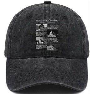 Shirley Chisholm Washed Cotton Baseball Cap Black Woman Leadership Icon TS12 Print Your Wear