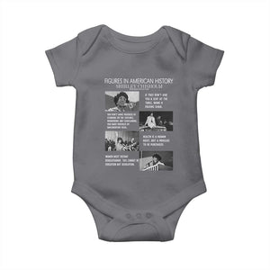 Shirley Chisholm Legacy Baby Onesie Civil Rights Woman Leader TS12 Charcoal Print Your Wear