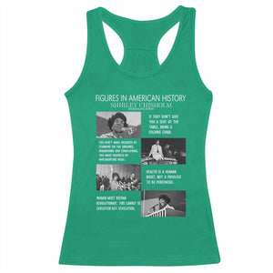 Shirley Chisholm Legacy Racerback Tank Top Civil Rights Woman Leader TS12 Irish Green Print Your Wear