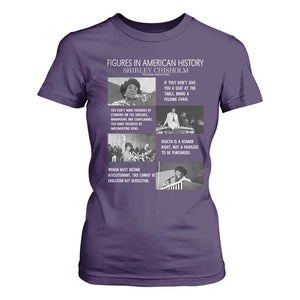 Shirley Chisholm Legacy T Shirt For Women Civil Rights Woman Leader TS12 Purple Print Your Wear