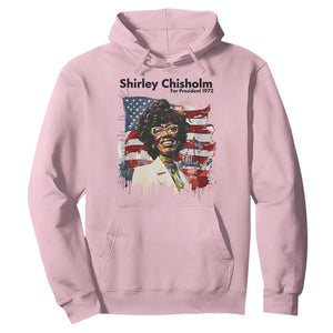 Shirley Chisholm For President 1972 With American Flag Hoodie TS12 Light Pink Print Your Wear