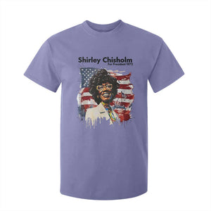 Shirley Chisholm For President 1972 With American Flag T Shirt For Kid TS12 Violet Print Your Wear