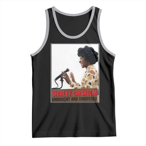 Shirley Chisholm Feminist Empowerment Tank Top Unbought And Unbossed TS12 Black Athletic Heather Print Your Wear