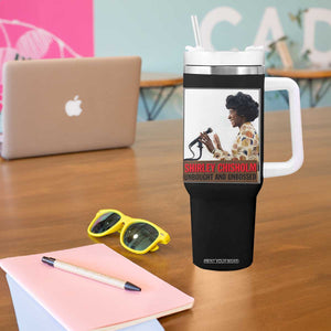Shirley Chisholm Feminist Empowerment Tumbler With Handle Unbought And Unbossed TS12 Print Your Wear