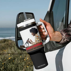 Shirley Chisholm Feminist Empowerment Tumbler With Handle Unbought And Unbossed TS12 Print Your Wear