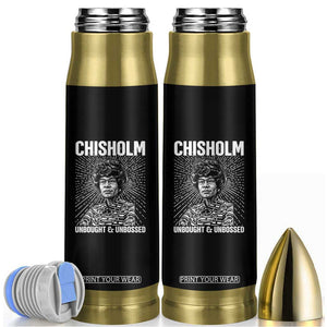 Shirley Chisholm Unbought And Unbossed Feminist Bullet Tumbler TS12 Black Print Your Wear