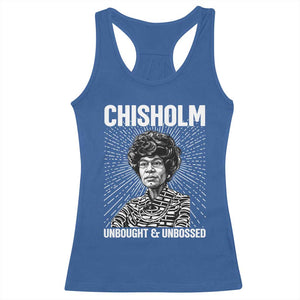 Shirley Chisholm Unbought And Unbossed Feminist Racerback Tank Top TS12 Royal Blue Print Your Wear