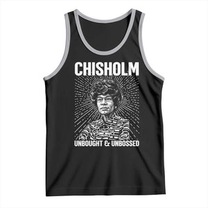 Shirley Chisholm Unbought And Unbossed Feminist Tank Top TS12 Black Athletic Heather Print Your Wear