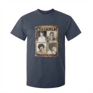 Vintage Shirley Chisholm Unbought And Unbossed T Shirt For Kid Womens History Month TS12 Navy Print Your Wear