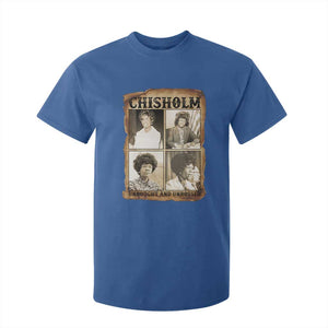 Vintage Shirley Chisholm Unbought And Unbossed T Shirt For Kid Womens History Month TS12 Royal Blue Print Your Wear
