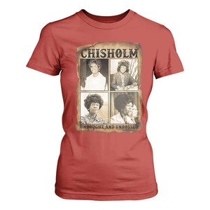 Vintage Shirley Chisholm Unbought And Unbossed T Shirt For Women Womens History Month TS12 Red Print Your Wear