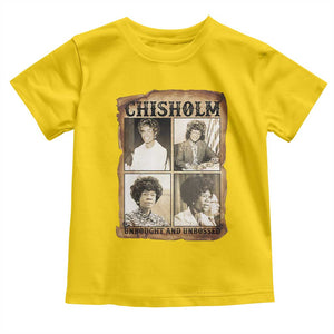 Vintage Shirley Chisholm Unbought And Unbossed Toddler T Shirt Womens History Month TS12 Daisy Print Your Wear