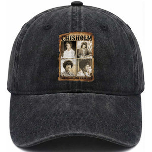 Vintage Shirley Chisholm Unbought And Unbossed Washed Cotton Baseball Cap Womens History Month TS12 Print Your Wear