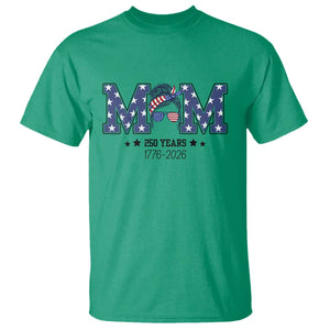 Patriotic Mothers Day Gift T Shirt USA 250 Years Celebration TS12 Irish Green Print Your Wear