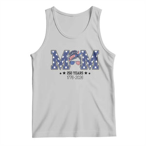 Patriotic Mothers Day Gift Tank Top USA 250 Years Celebration TS12 Ash Print Your Wear