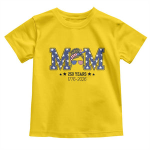 Patriotic Mothers Day Gift Toddler T Shirt USA 250 Years Celebration TS12 Daisy Print Your Wear