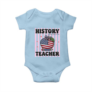 Inspiring Young Minds Teacher Baby Onesie 250th Anniversary Educator Gift TS12 Light Blue Print Your Wear