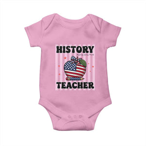 Inspiring Young Minds Teacher Baby Onesie 250th Anniversary Educator Gift TS12 Light Pink Print Your Wear