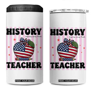 Inspiring Young Minds Teacher 4 in 1 Can Cooler Tumbler 250th Anniversary Educator Gift