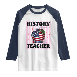 Inspiring Young Minds Teacher Raglan Shirt 250th Anniversary Educator Gift