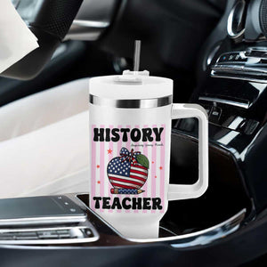 Inspiring Young Minds Teacher Tumbler With Handle 250th Anniversary Educator Gift