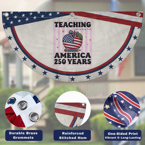 Inspiring Young Minds Teacher Patriotic Fan Flag USA 250th Anniversary Gift