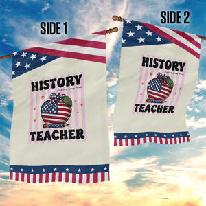 Inspiring Young Minds Teacher Patriotic Garden Flag 250th Anniversary Educator Gift