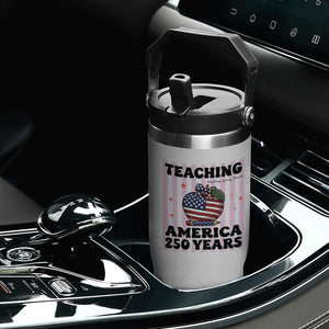 Inspiring Young Minds Teacher Flip Straw Tumbler America 250th Anniversary Gift TS12 Print Your Wear