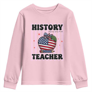 Inspiring Young Minds Teacher Youth Sweatshirt 250th Anniversary Educator Gift