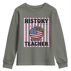 Inspiring Young Minds Teacher Youth Sweatshirt 250th Anniversary Educator Gift