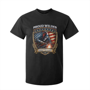Built To Last Proud Welder T Shirt For Kid Blue Collar American Dad Gift